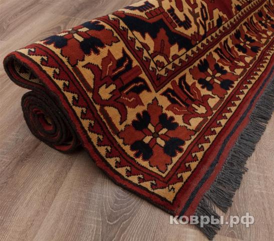 ковер ручной работы Пакистанский ковер ручной работы Меринос 1.55x1.9м — фото 14