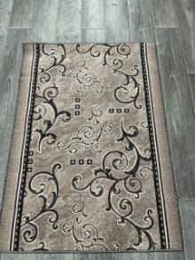 Коврик № 865,серо-бежевый,размер 1 на 1,4 метра