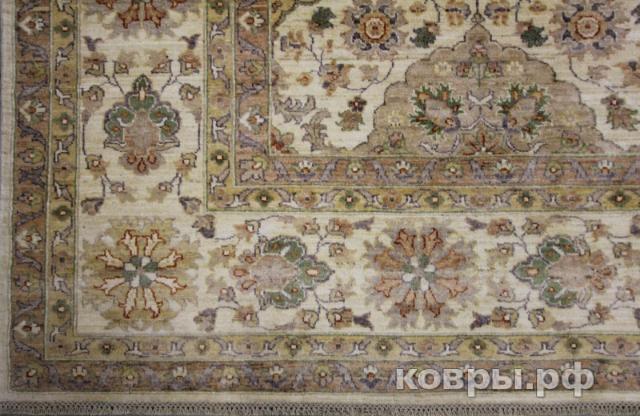 ковер ручной работы Шелковый Афганский ковер ручной работы Сhoubi (Чуби) 4.18x3.01 — фото 5