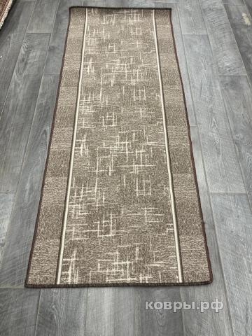 Халява Коврик № 1754,коричневый,размер 0,8 на 2 метра