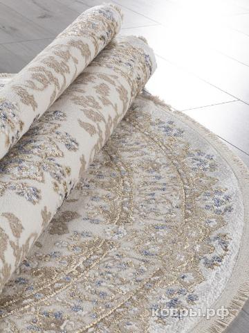 ковер Ковер KARDELEN MOSSO 27239A CREAM / NAVY Овал — фото 3