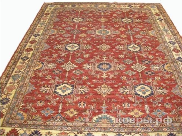 ковер ручной работы Афганский ковер ручной работы Казах 2.65x3.38м — фото 2