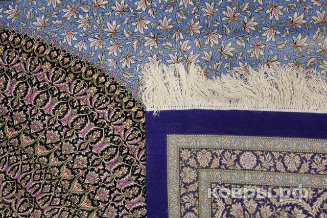 ковер ручной работы Шелковый Иранский ковер ручной работы Qum (Кум Майсуми) 5.1x3.47 — фото 9