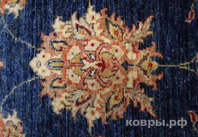 ковер ручной работы Афганский ковер ручной работы из шелка и шерсти Сhoubi (Чуби) 1.2x0.8 — фото 4