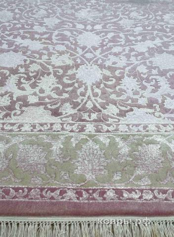 ковер ручной работы Индийский ковер ручной работы из шелка и шерсти Rajkumar (Ражкумар) 2.08x1.45 — фото 2