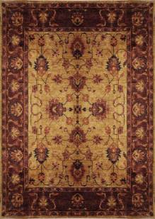 Шерстяной Афганский ковер ручной работы Сhoubi (Чуби файн) 3.49x2.8