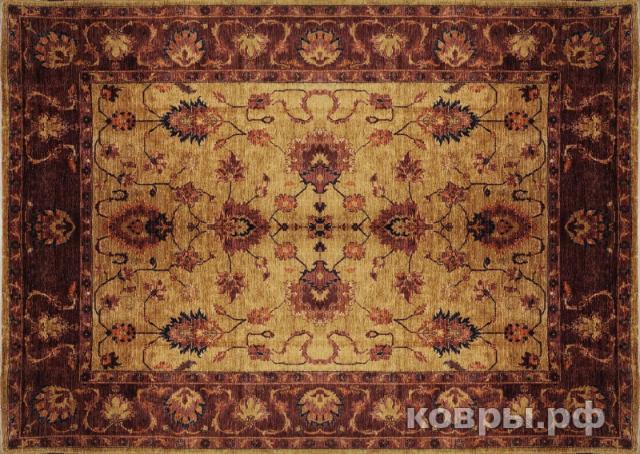 ковер ручной работы Шерстяной Афганский ковер ручной работы Сhoubi (Чуби файн) 3.49x2.8