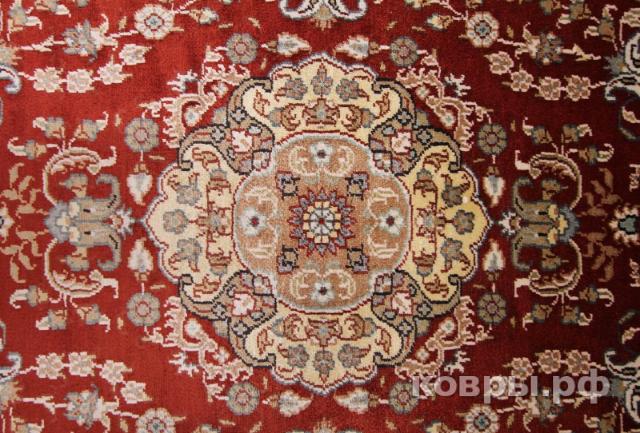 ковер ручной работы Шелковый Китайский ковер ручной работы 300 lines (300 линий) 0.93x0.63 — фото 3