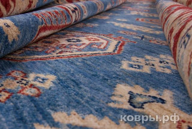 ковер ручной работы Пакистанский ковер ручной работы Казах 2.74x3.66м — фото 11