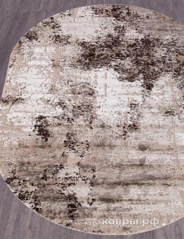 ковер KARMEN HALI ARMINA 04047B DARK BROWN Овал — фото 2