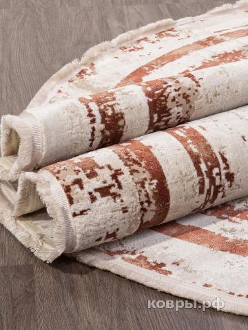 ковер KARMEN HALI LISSABON SI053K BROWN / BROWN Овал — фото 4