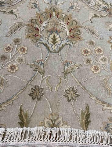 ковер ручной работы Индийский ковер ручной работы из шелка и шерсти Aurora (Аврора) 3.05x3.05 — фото 6