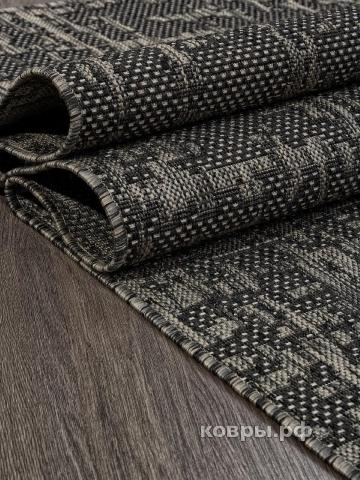 ковер Ковер MERINOS KAIR S136 BLACK-GRAY — фото 3