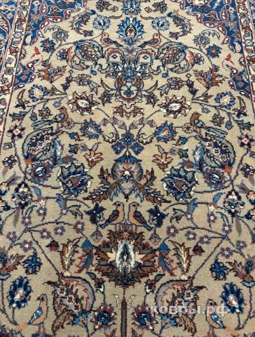 ковер ручной работы Шерстяной Иранский ковер ручной работы Nain (Наин) 1.59x0.94 — фото 2