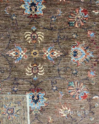 ковер ручной работы Шелковый Афганский ковер ручной работы Сhoubi (Чуби файн) 2.11x1.58 — фото 2