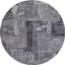 ковер KARMEN HALI ARMINA 03758A GREY / GREY Круг