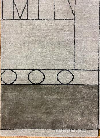 ковер ручной работы Индийский ковер ручной работы из шелка и шерсти 3.66x2.82 — фото 3