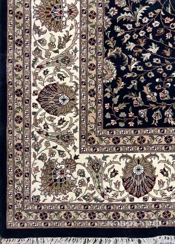 ковер ручной работы Шерстяной Индийский ковер ручной работы 3.9x3.06 — фото 5