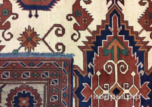 ковер ручной работы Афганский ковер ручной работы из шелка и шерсти Merinos (Меринос)  2.84x2 — фото 3