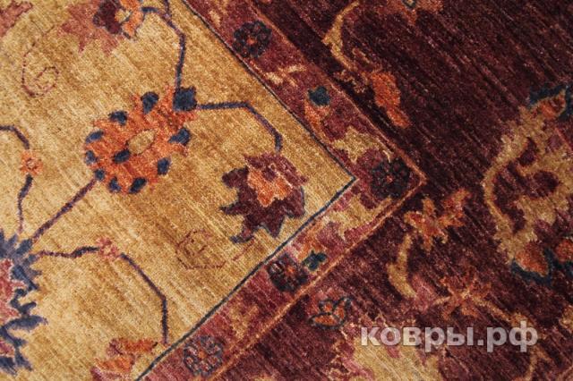 ковер ручной работы Шерстяной Афганский ковер ручной работы Сhoubi (Чуби файн) 3.49x2.8 — фото 2