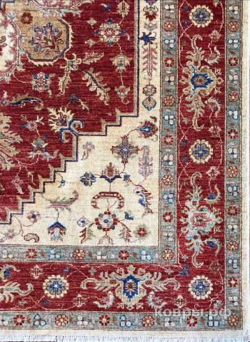 ковер ручной работы Шерстяной Афганский ковер ручной работы Сhoubi (Чуби)  2.28x1.68 — фото 3