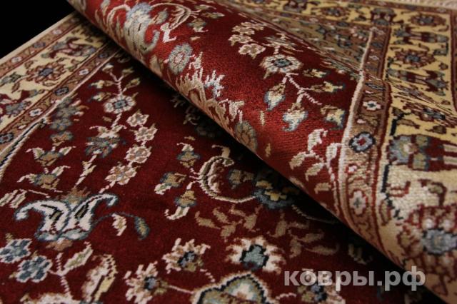 ковер ручной работы Шелковый Китайский ковер ручной работы 300 lines (300 линий) 0.93x0.63 — фото 4