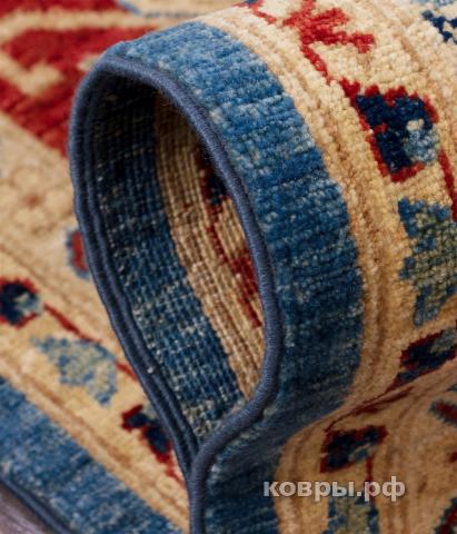 ковер ручной работы Пакистанский ковер ручной работы Казах 2.74x3.66м — фото 12