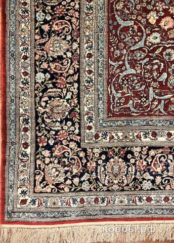 ковер ручной работы Шелковый Китайский ковер ручной работы 2.45x3.45 — фото 4