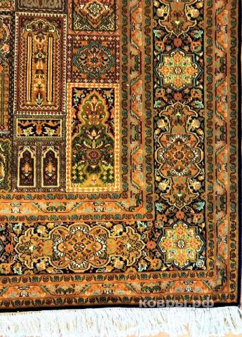 ковер ручной работы Шелковый Индийский ковер ручной работы Kashmir (Кашмир) 3.06x2.14 — фото 2