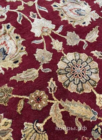 ковер ручной работы Индийский ковер ручной работы из шелка и шерсти Agra (Агра) 1.83x1.83 — фото 3