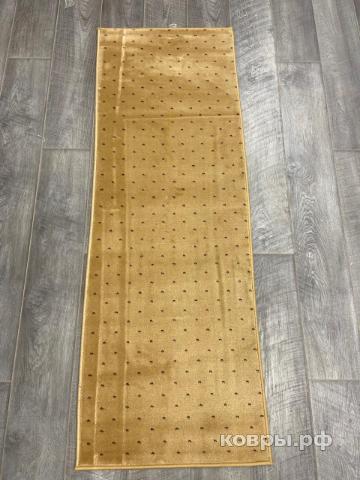 Халява Коврик № 1146,бежевый,размер 0,6 на 1,7 метра