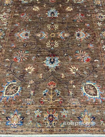 ковер ручной работы Шелковый Афганский ковер ручной работы Сhoubi (Чуби файн) 2.11x1.58 — фото 3