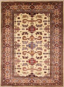 Шерстяной Афганский ковер ручной работы Kazakh (Казах) 1.98x1.49