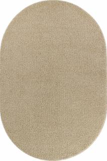 Однотонный бежевый ковер Ковер LANA t600 BEIGE 4 Овал Однотонный бежевый ковер Ковер LANA t600 BEIGE 4 Овал