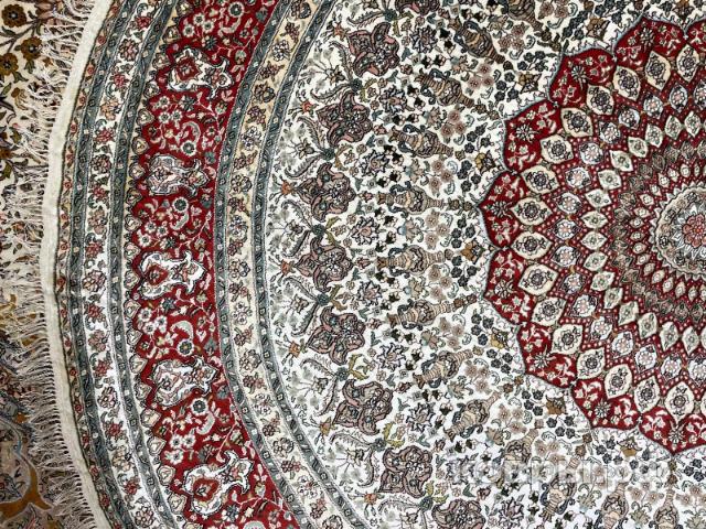 ковер ручной работы Шелковый Китайский ковер ручной работы 2.3x2.27 — фото 3