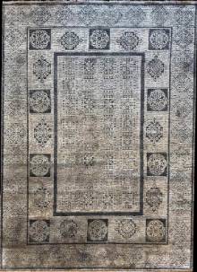 Индийский ковер ручной работы из шелка и шерсти 3.7x2.68