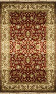 Шерстяной Индийский ковер ручной работы 2.83x1.83