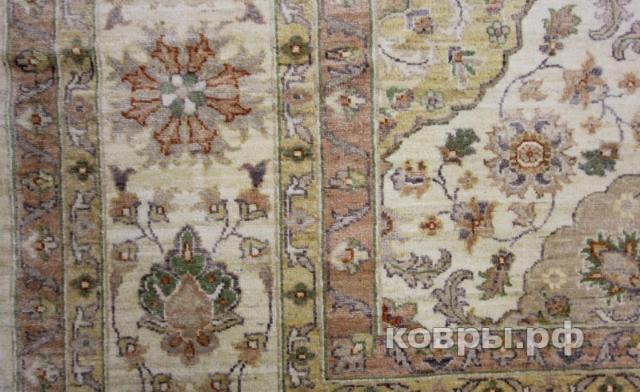 ковер ручной работы Шелковый Афганский ковер ручной работы Сhoubi (Чуби) 4.18x3.01 — фото 8