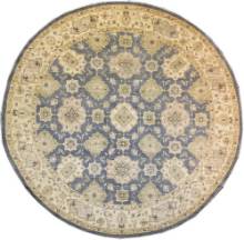 Шелковый Афганский ковер ручной работы Сhoubi Ziegler (Чуби зиглер)3.55x3.62