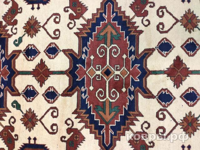 ковер ручной работы Афганский ковер ручной работы из шелка и шерсти Merinos (Меринос)  2.84x2 — фото 4