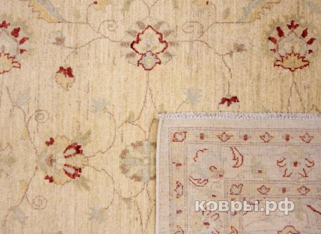 ковер ручной работы Шерстяной Афганский ковер ручной работы Сhoubi Ziegler (Чуби зиглер) 1.9x1.52 — фото 2