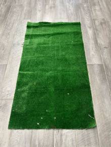 Коврик№1533,зеленый(трава),размер 0,8 на 1,5 метра