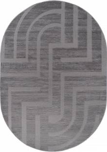 Ковер Ковер DIOS F439 LIGHT GRAY Овал