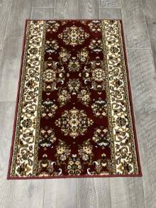 Коврик № 1809,бордовый,размер 0,8 на 1,2 метра