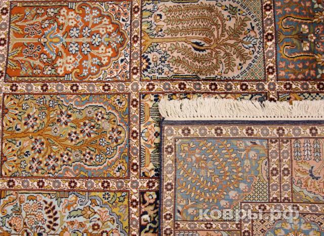 ковер ручной работы Шелковый Индийский ковер ручной работы Kashmir (Кашмир)  1.5x2 — фото 2