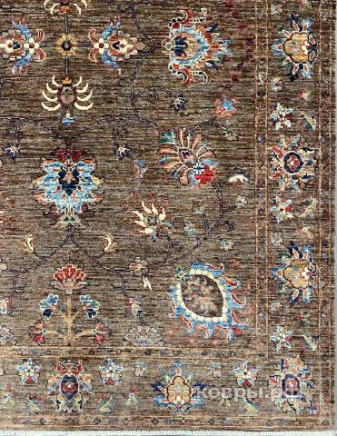 ковер ручной работы Шелковый Афганский ковер ручной работы Сhoubi (Чуби файн) 2.11x1.58 — фото 4