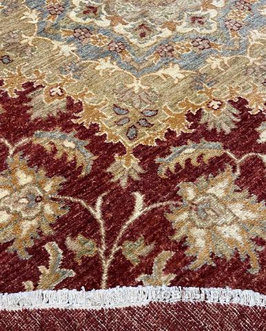 ковер ручной работы Шерстяной Афганский ковер ручной работы Сhoubi (Чуби) 3.03x3.03 — фото 4