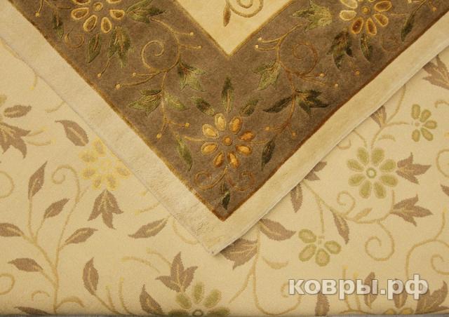 ковер ручной работы Китайский ковер ручной работы из шелка и шерсти 3.05x2.44 — фото 4