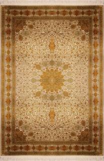 Шелковый Индийский ковер ручной работы Kashmir (Кашмир) 2.85x1.8