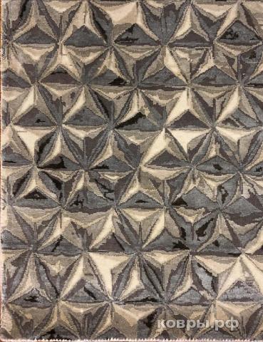 ковер ручной работы Индийский ковер ручной работы из шелка и шерсти 3.05x2.49 — фото 4